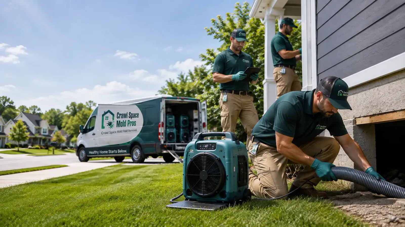 Crawl Space Mold Removal in Unionville, PA